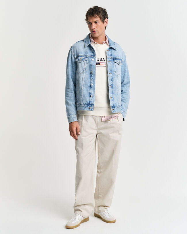 Graphic Rundhals-Sweatshirt