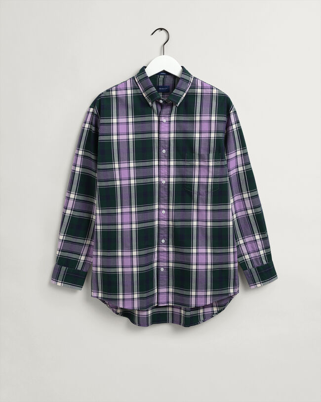 Kariertes Twillhemd im Oversize