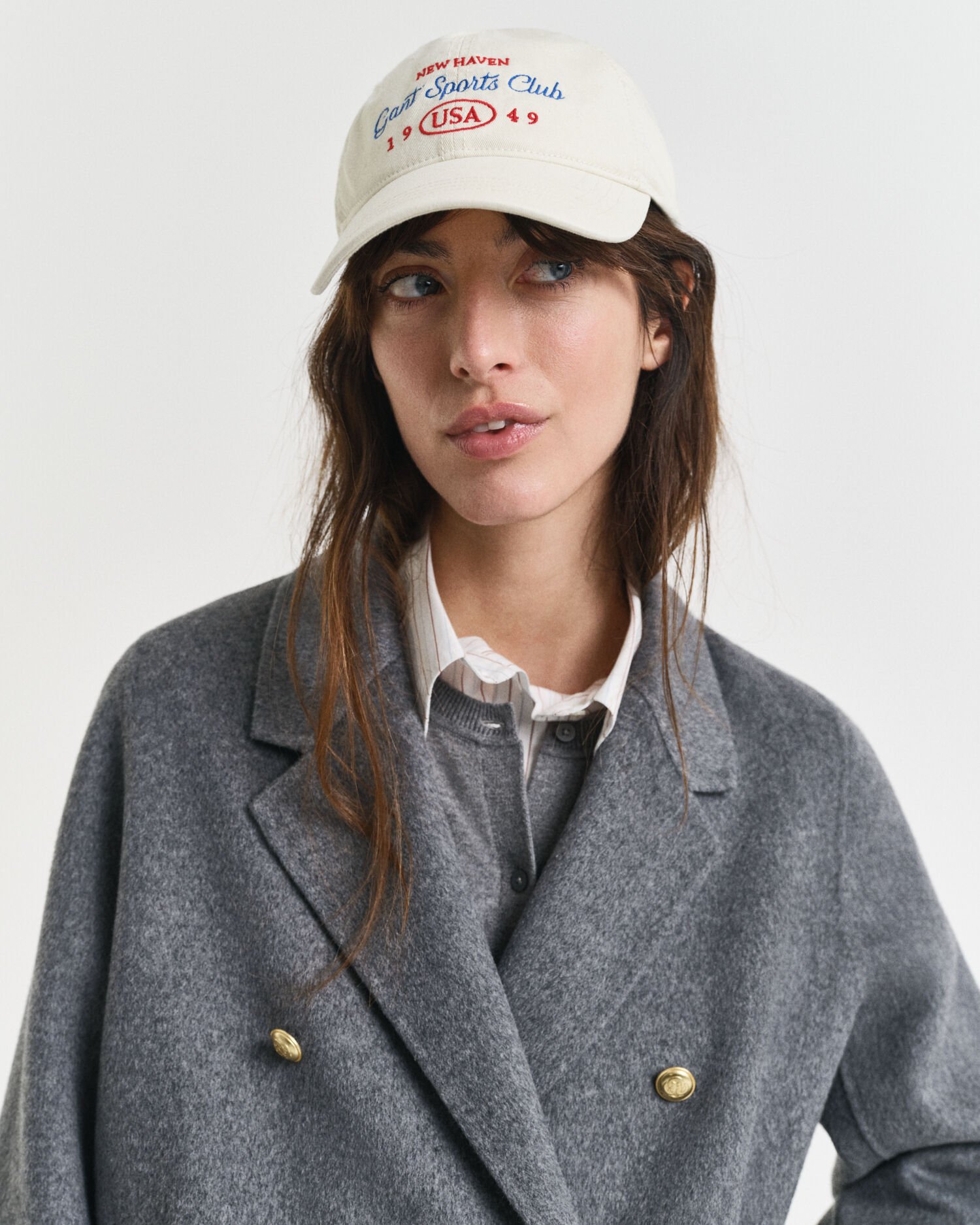 Caban surpiqué à la main