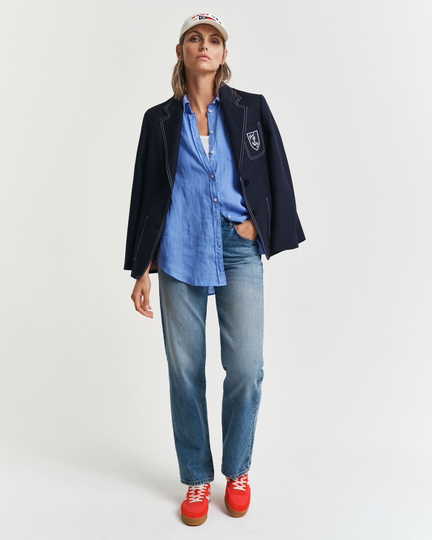 Relaxed Fit Leinen Bluse