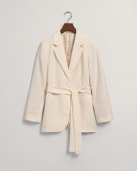 Regular Fit Fluid Blazer mit G&uuml;rtel