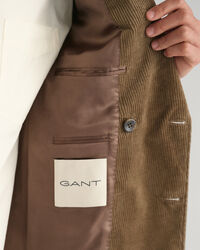 Zweireihiges Cord Anzugsakko