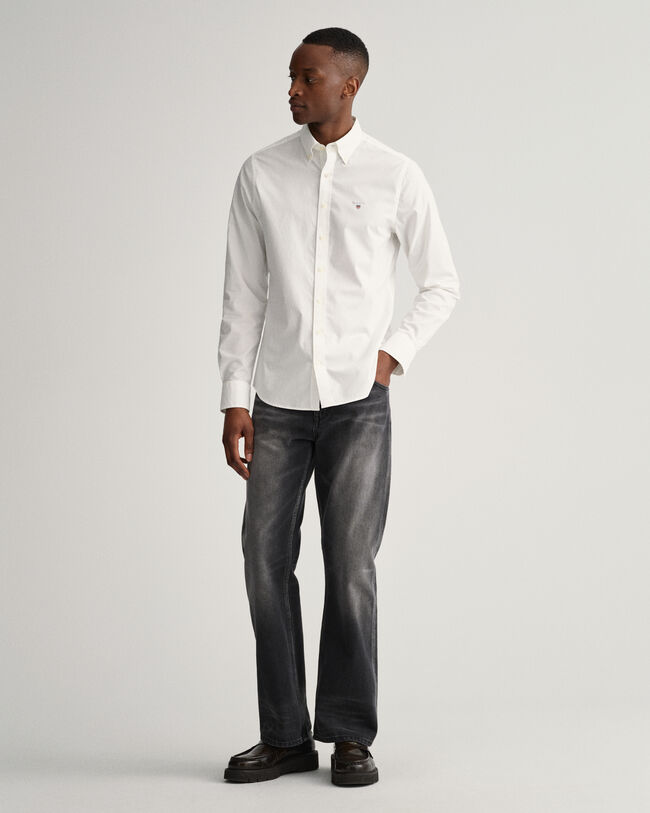 Slim Fit Broadcloth Hemd