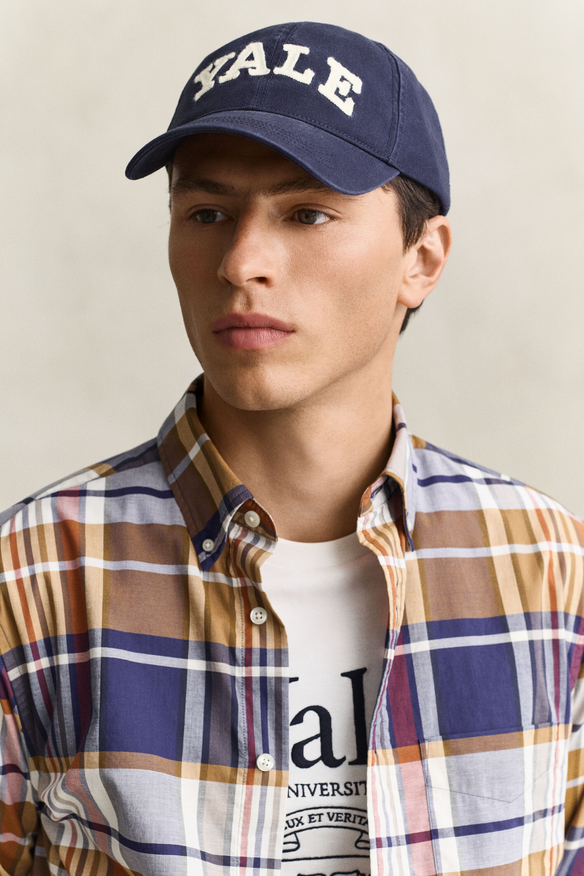 Gant x Yale Checked Poplin Shirt