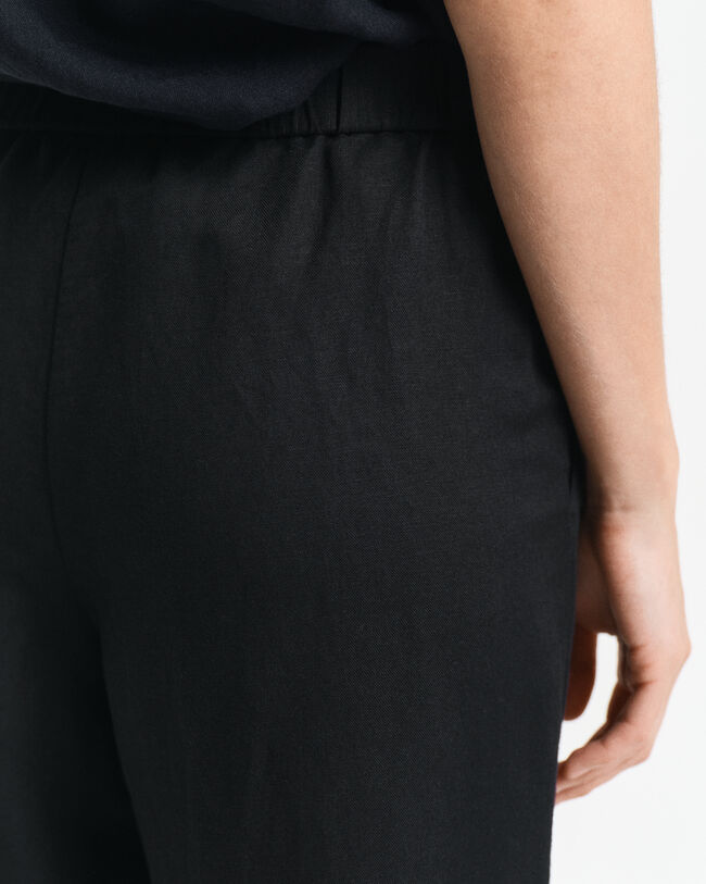 Relaxed Fit Leinenmix Pull-On Hose