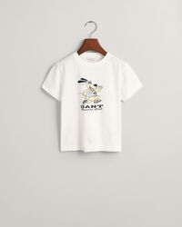Kids GANT T-Shirt mit Hunde-Print