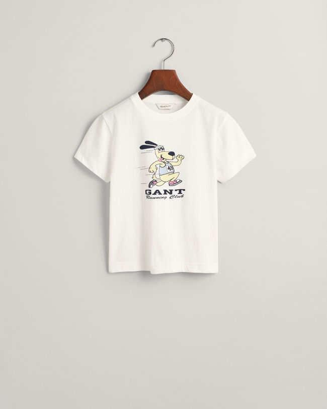 Kids GANT T-Shirt mit Hunde-Print