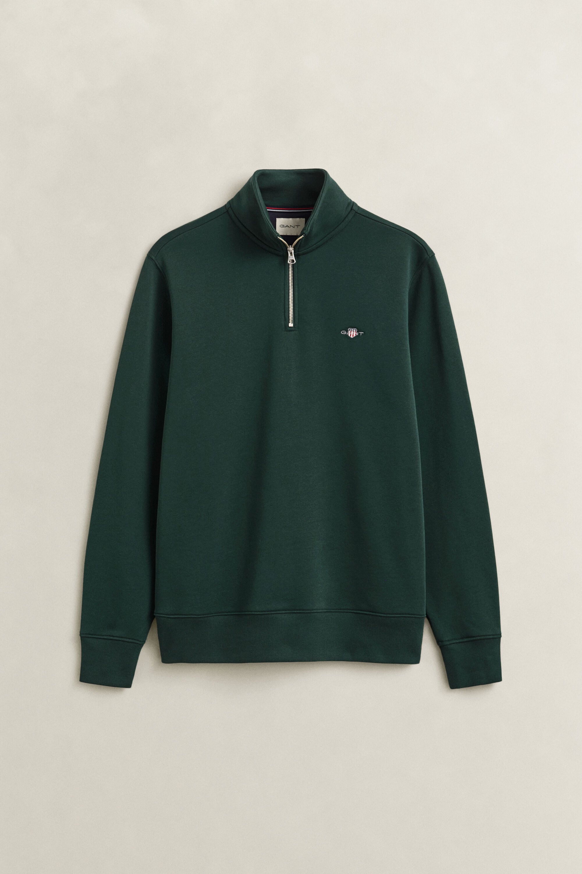 Shield Sweatshirt mit halblangem Reißverschluss