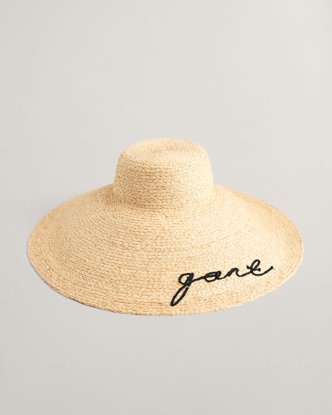 Sonnenhut aus Raffiabast