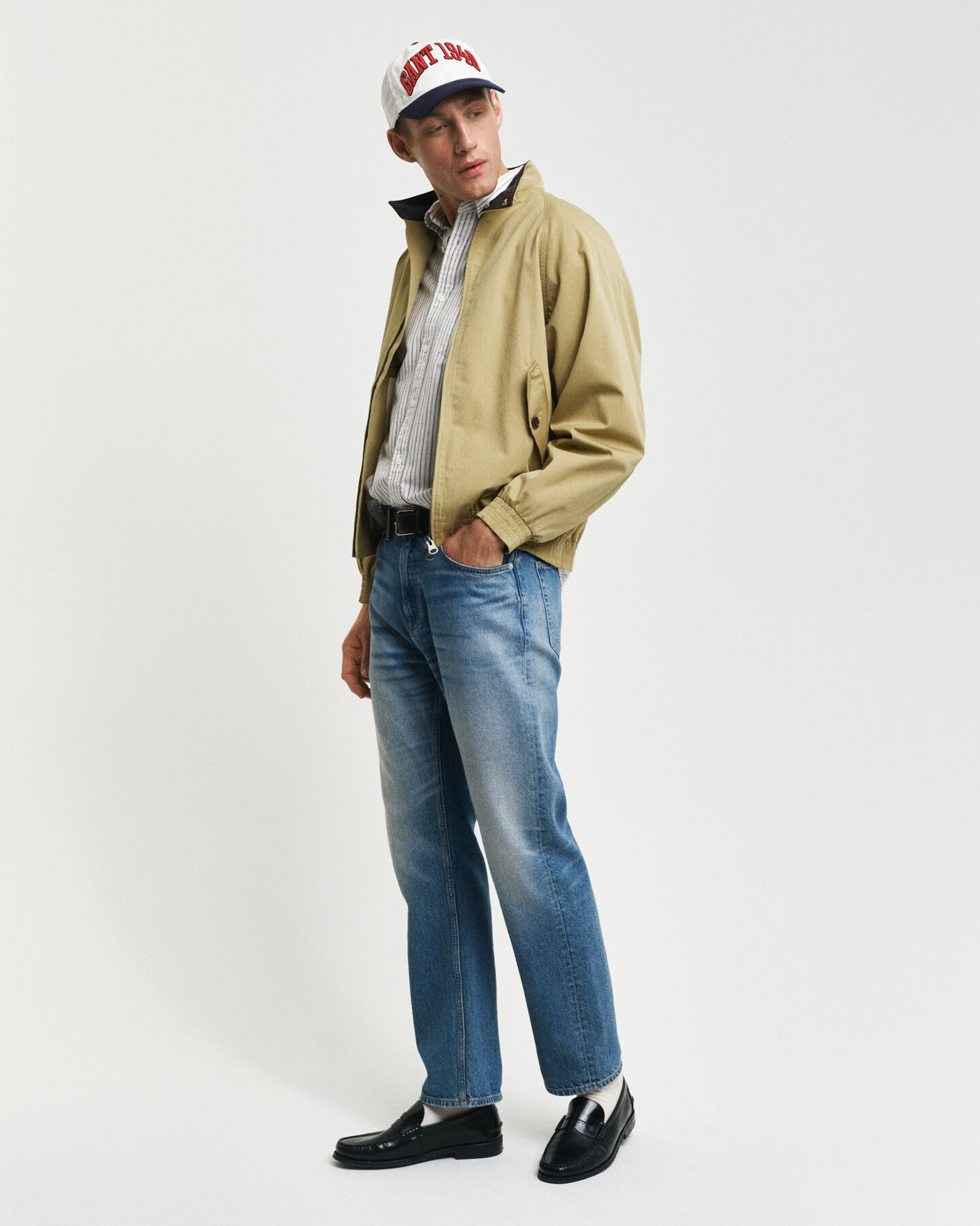 Harrington Jacke aus Baumwolle