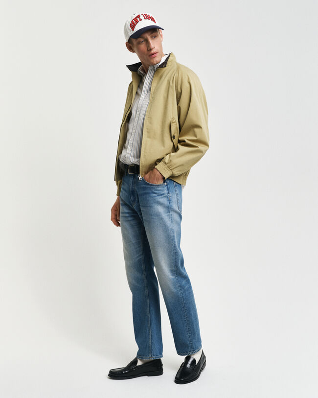 Harrington Jacke aus Baumwolle