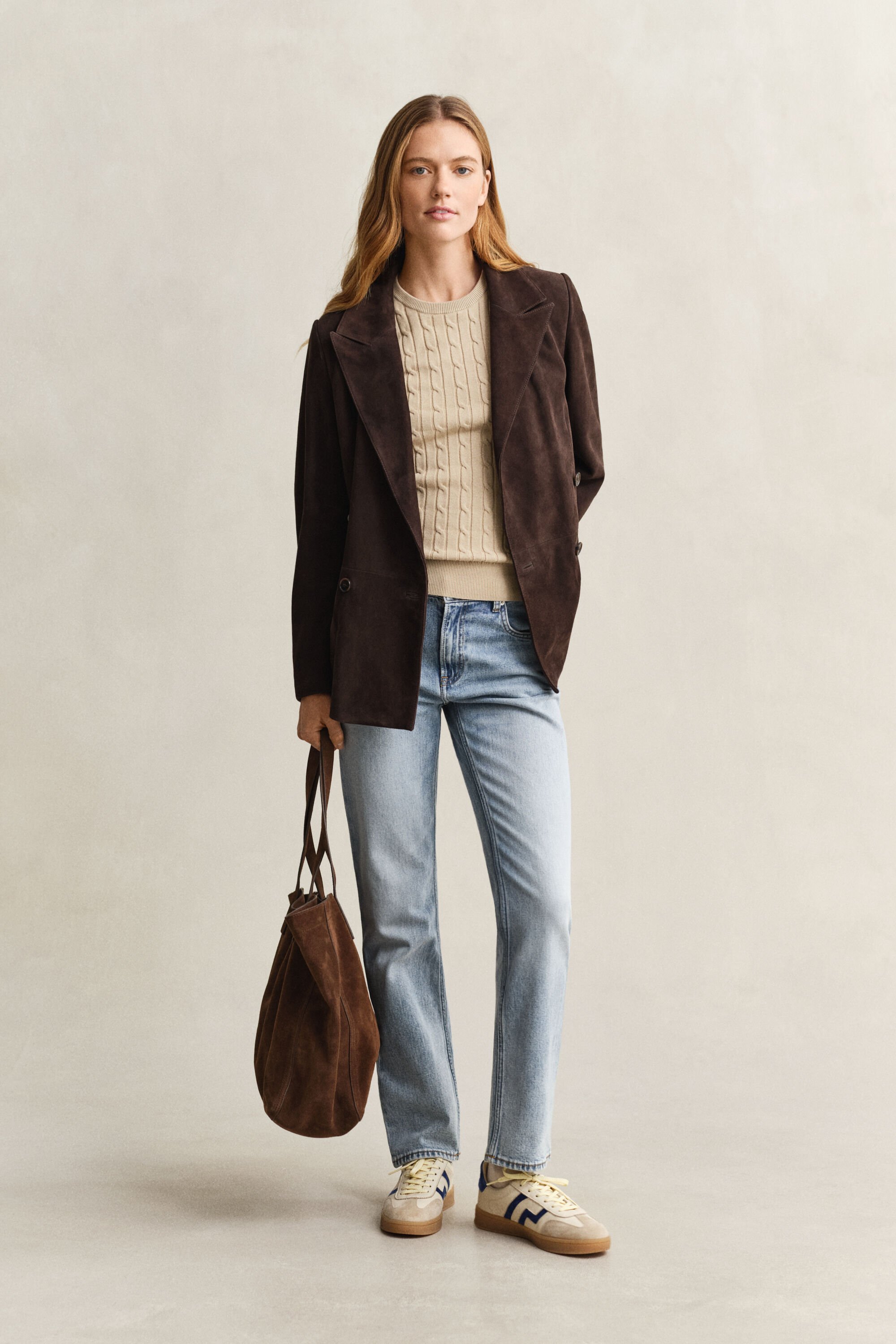 Maglia a trecce con maniche corte