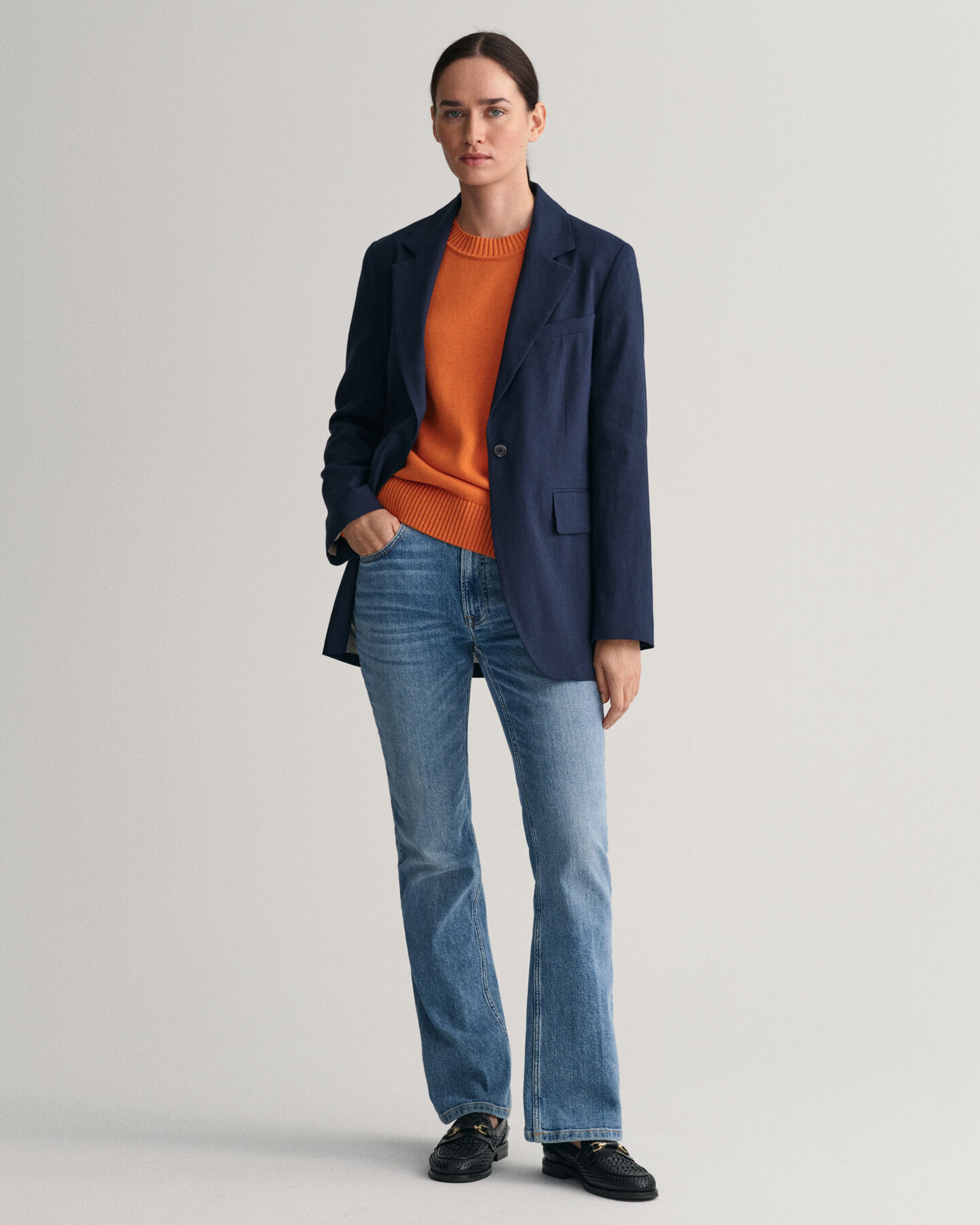 Icon G Rundhalspullover aus Baumwolle