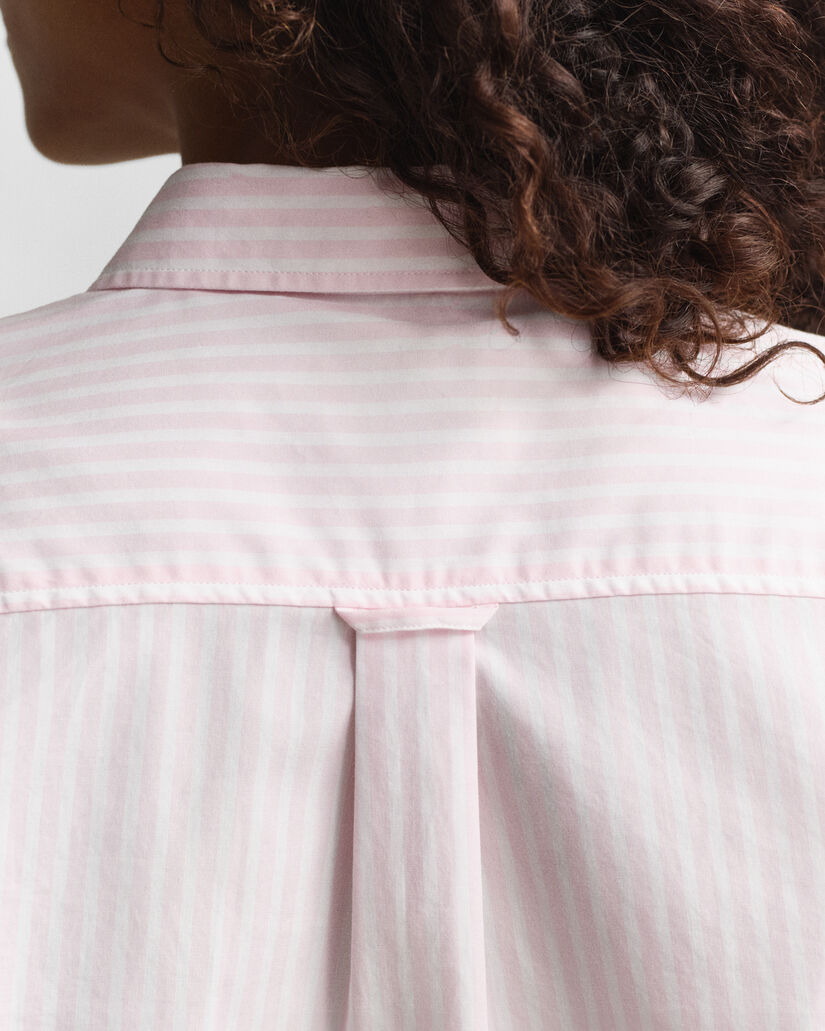 Regular Fit Classic Popeline Hemd mit Streifen