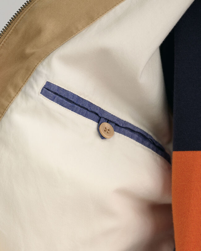 Windcheater Jacke aus Baumwolle