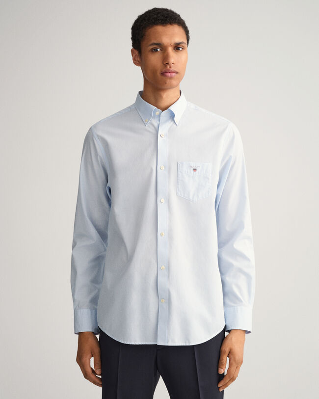 Regular Fit Banker Broadcloth Hemd