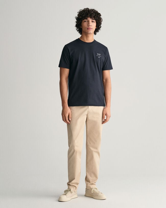 Regular Fit Sunfaded Chinohose