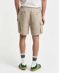 Regular Fit Cargoshorts aus Leinen