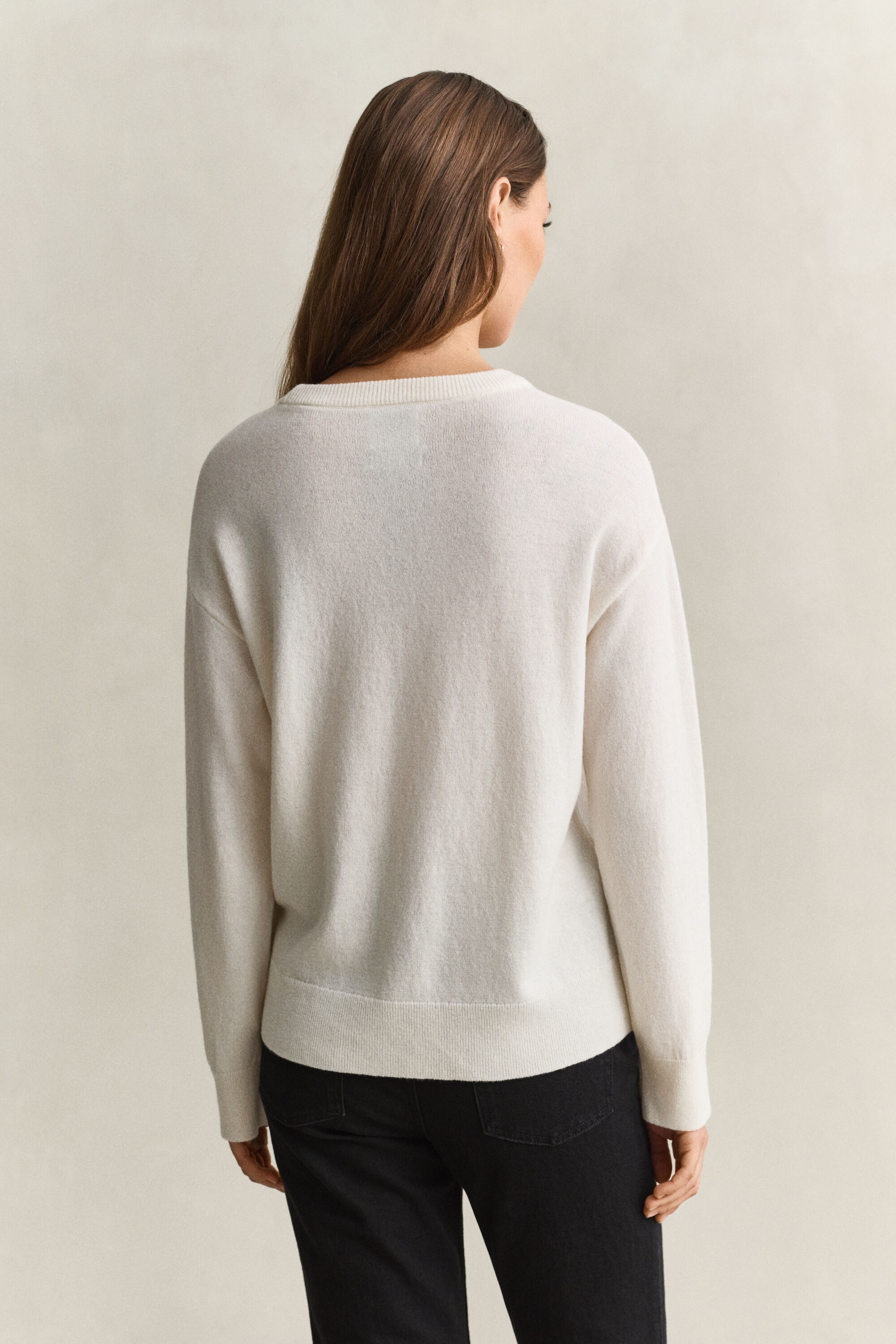 Superfine Lambswool Crew Neck Sweater