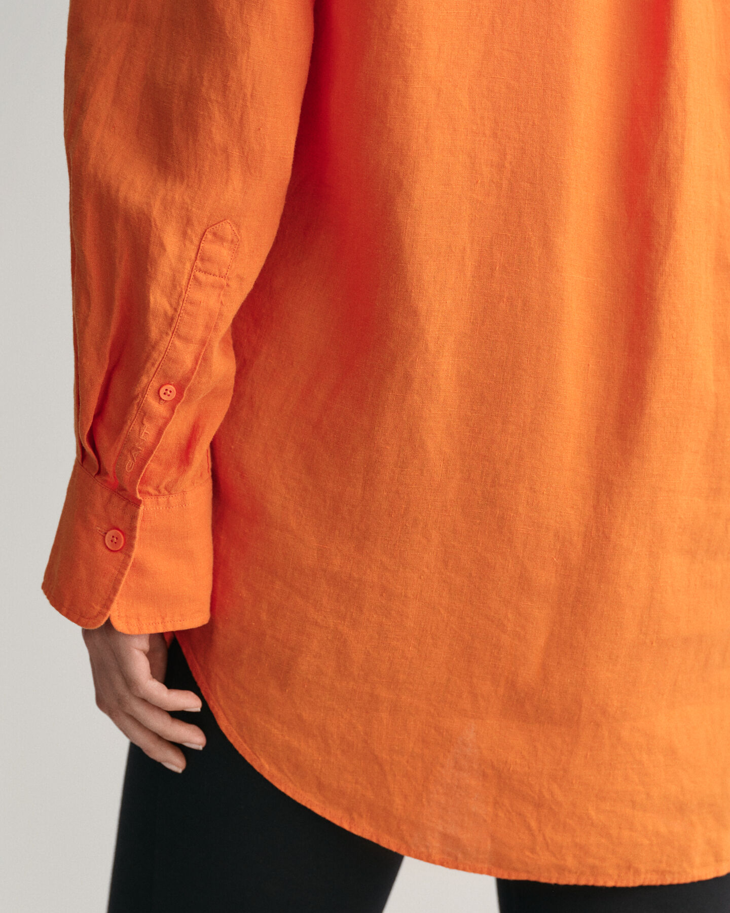 Oversized Leinen Bluse