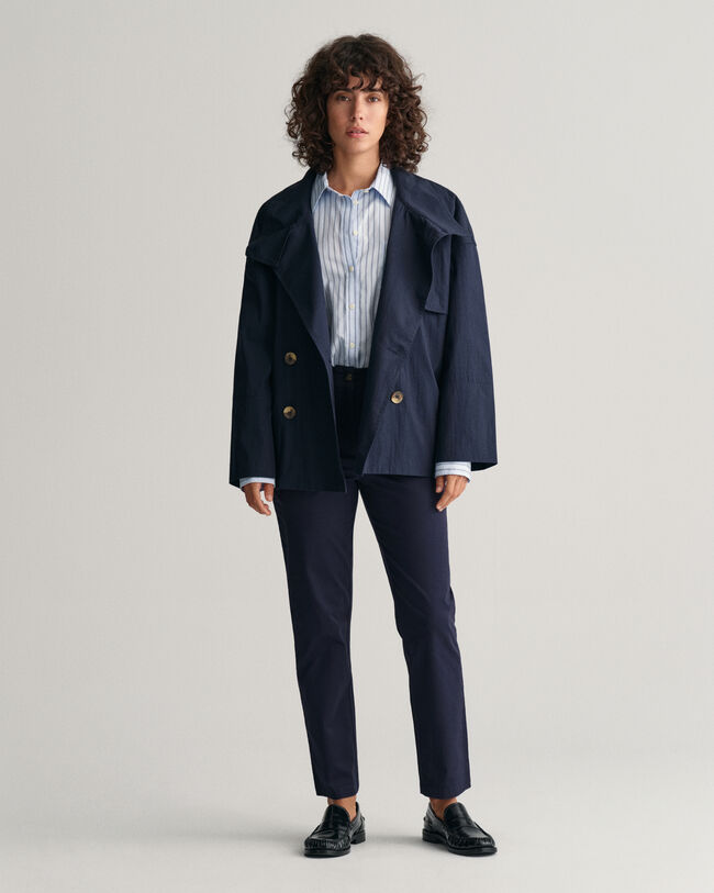 Mittellange Trenchjacke