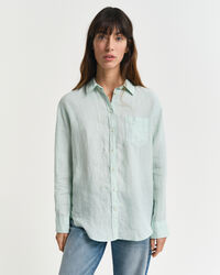 Relaxed Fit Leinen Bluse