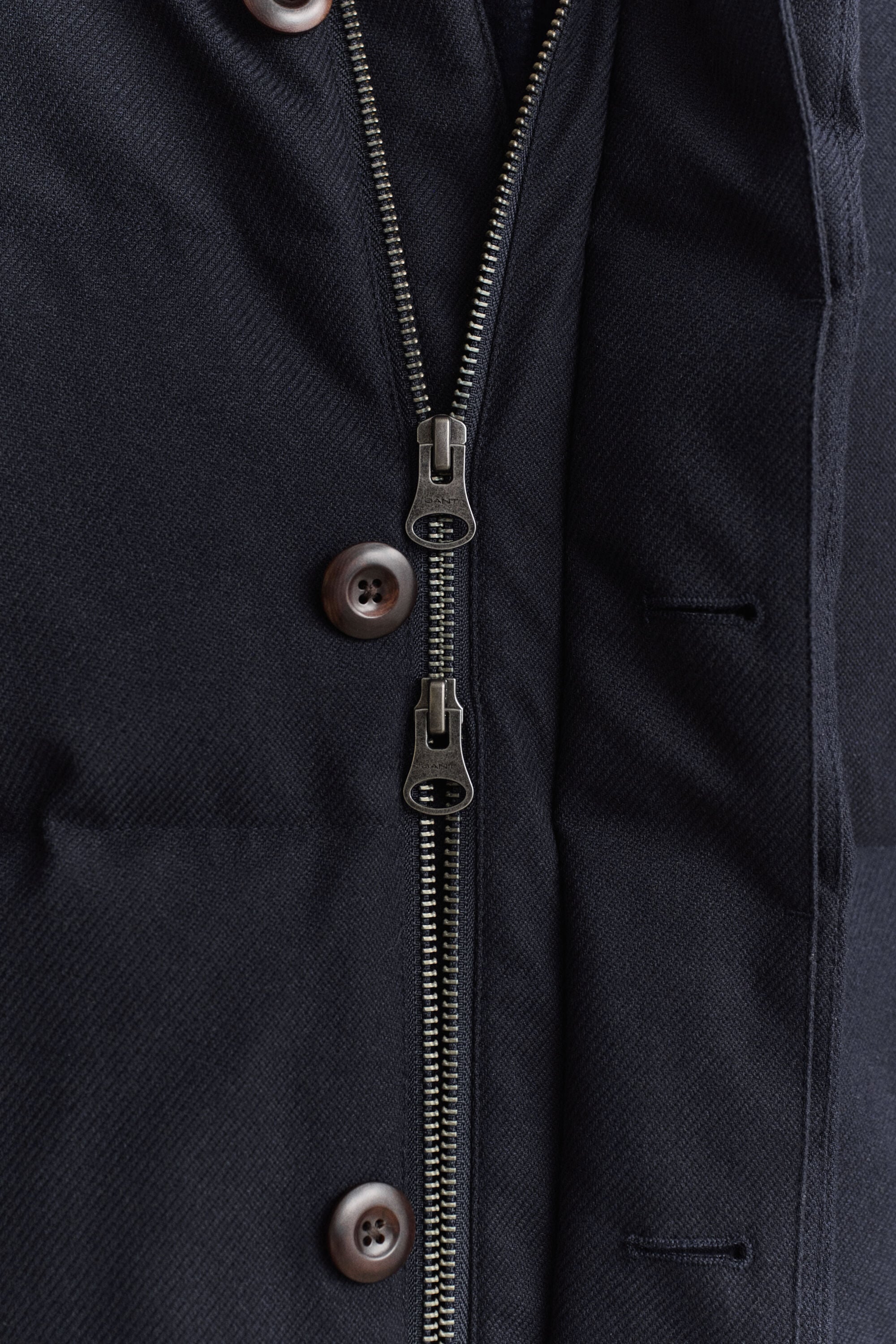 Flannel Down Mid Jacket