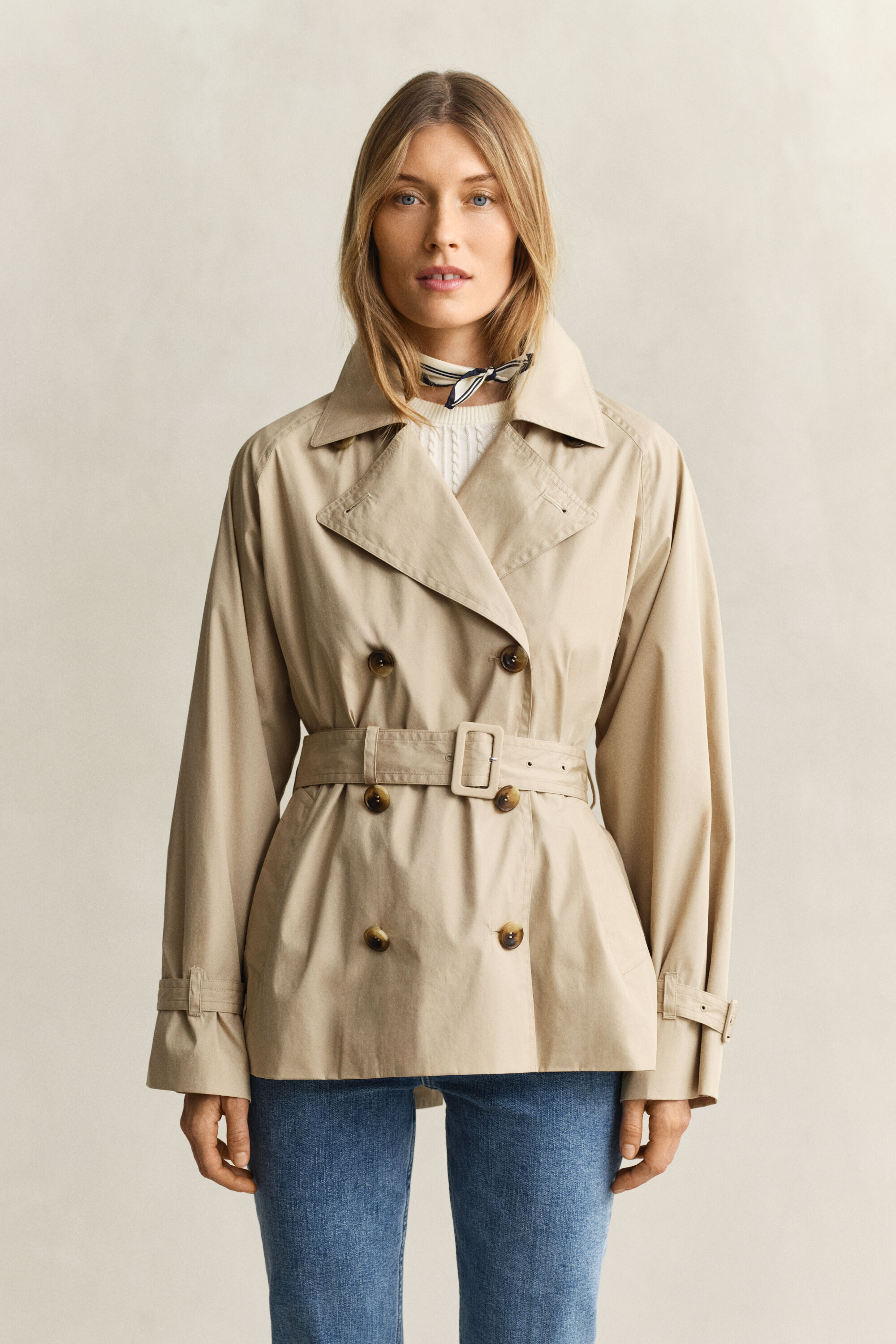 Lightweight Short Trenchcoat