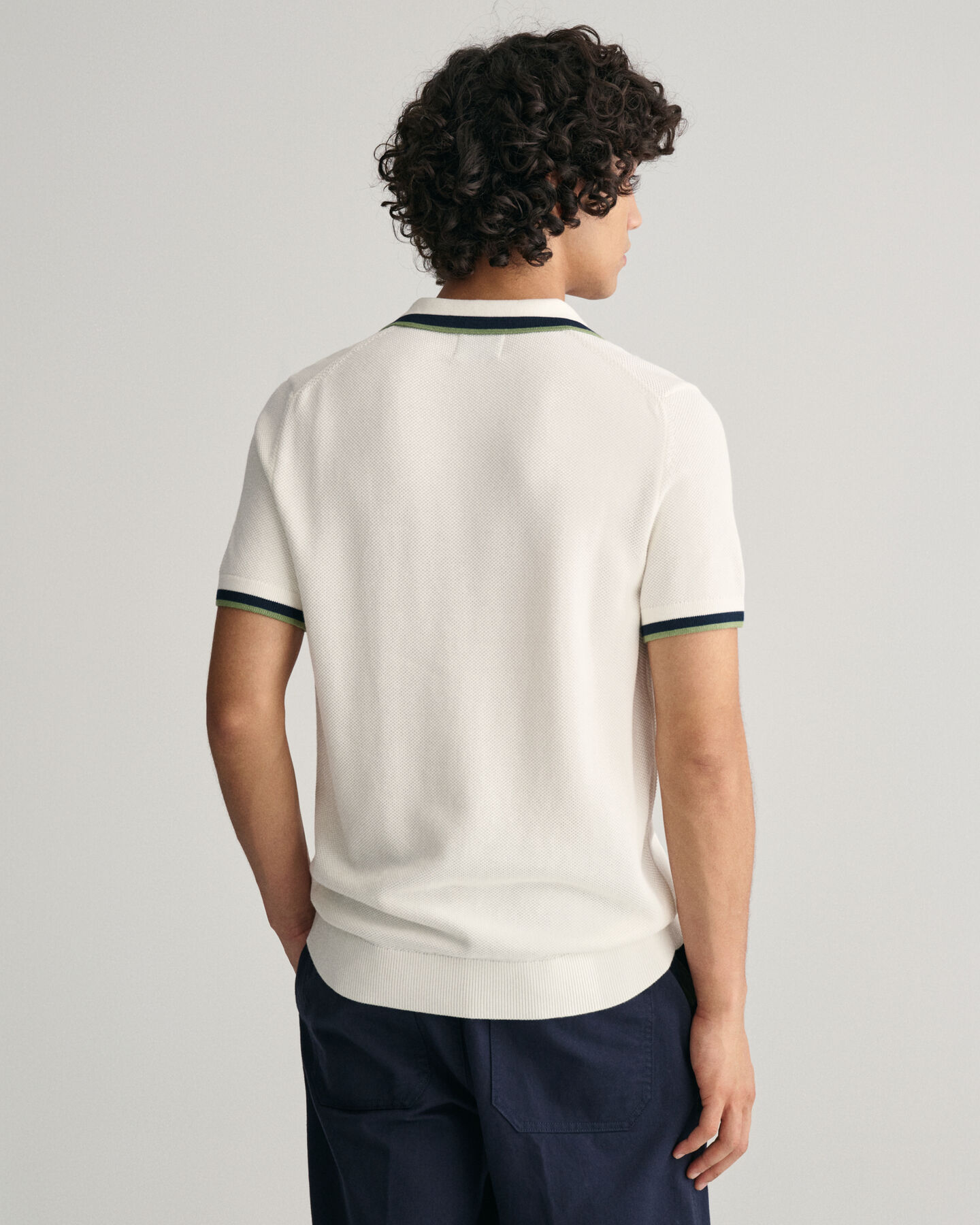 Baumwoll Piqu&eacute; Poloshirt