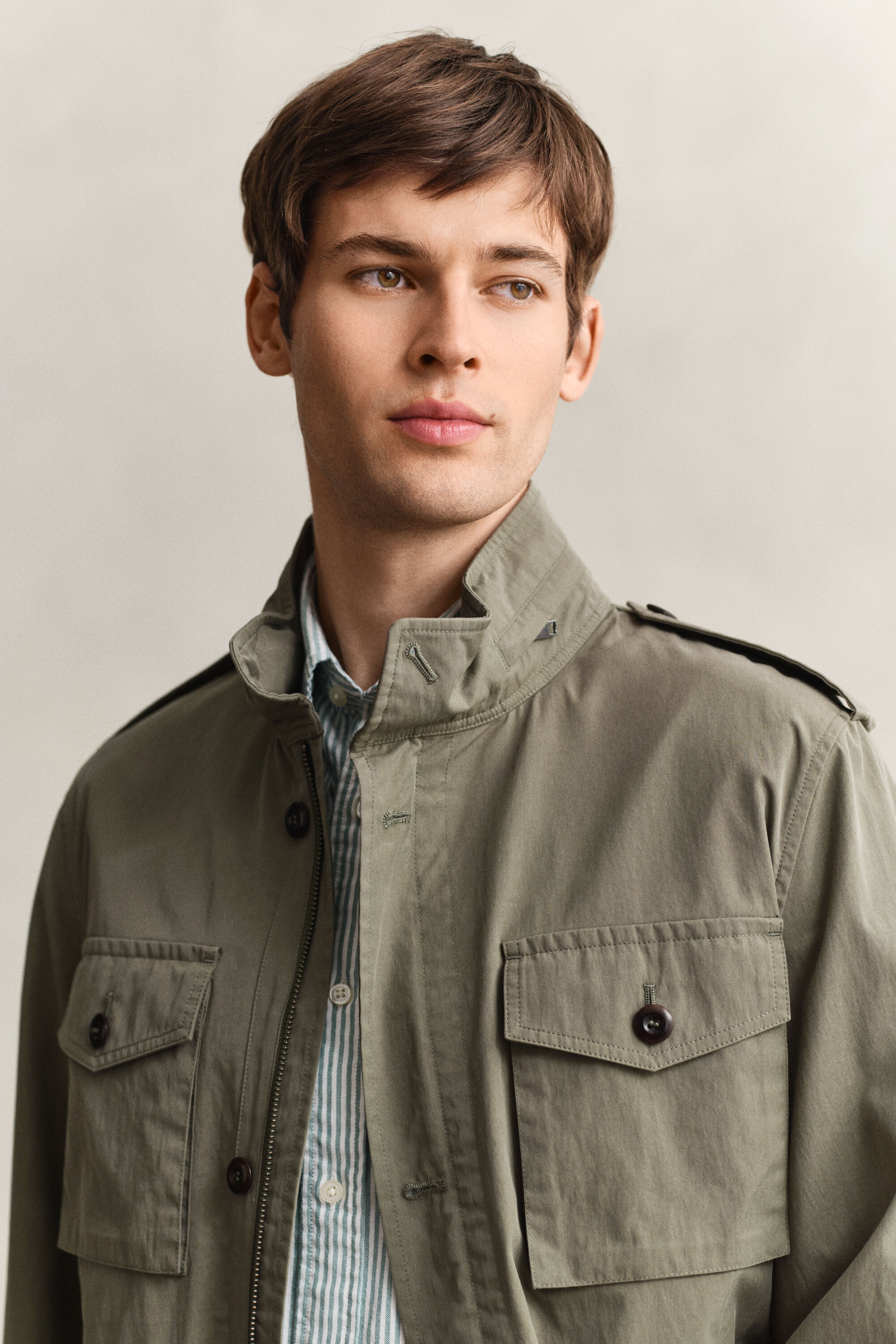 Veste à quatre poches en coton