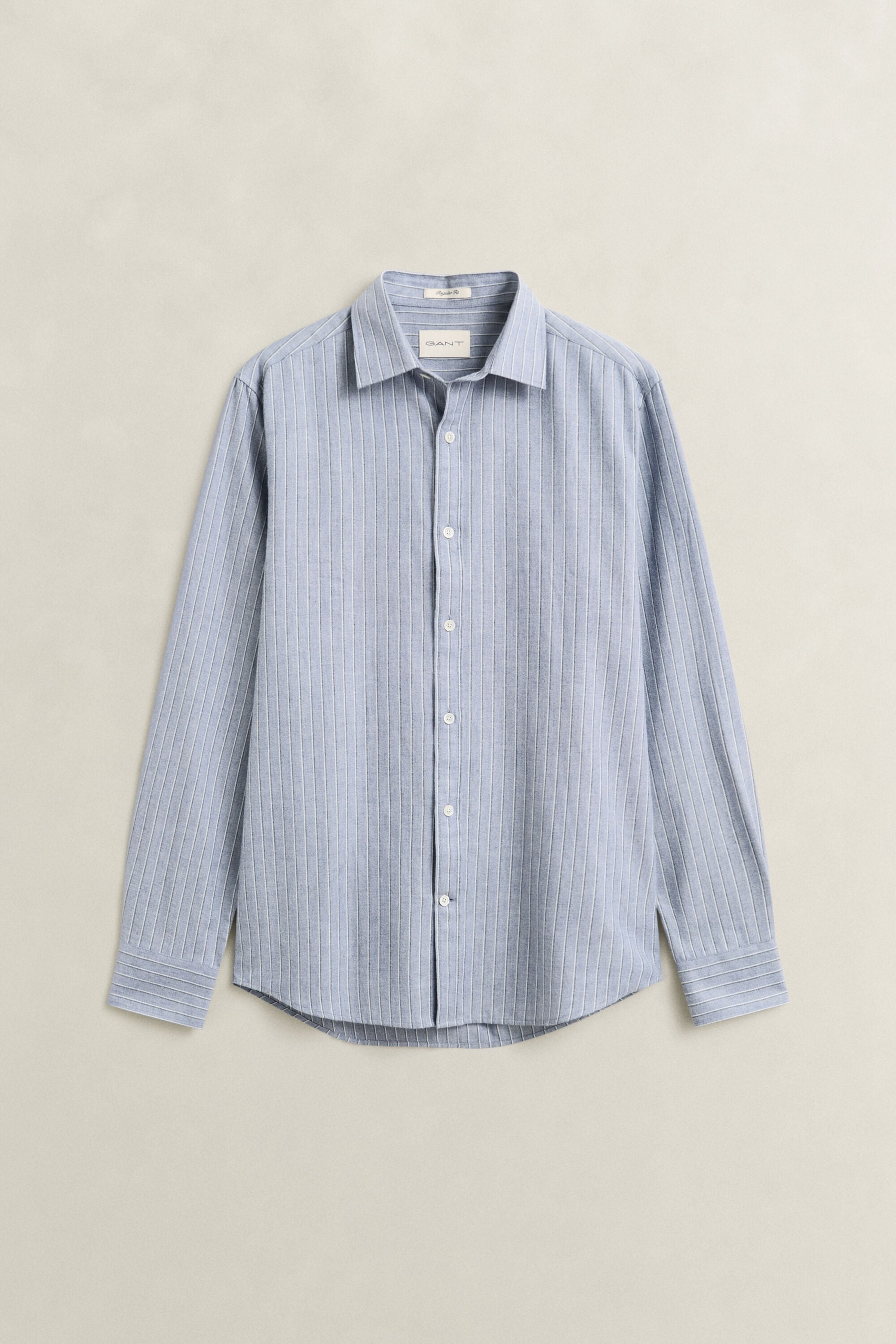Striped Flannel Mélange Shirt