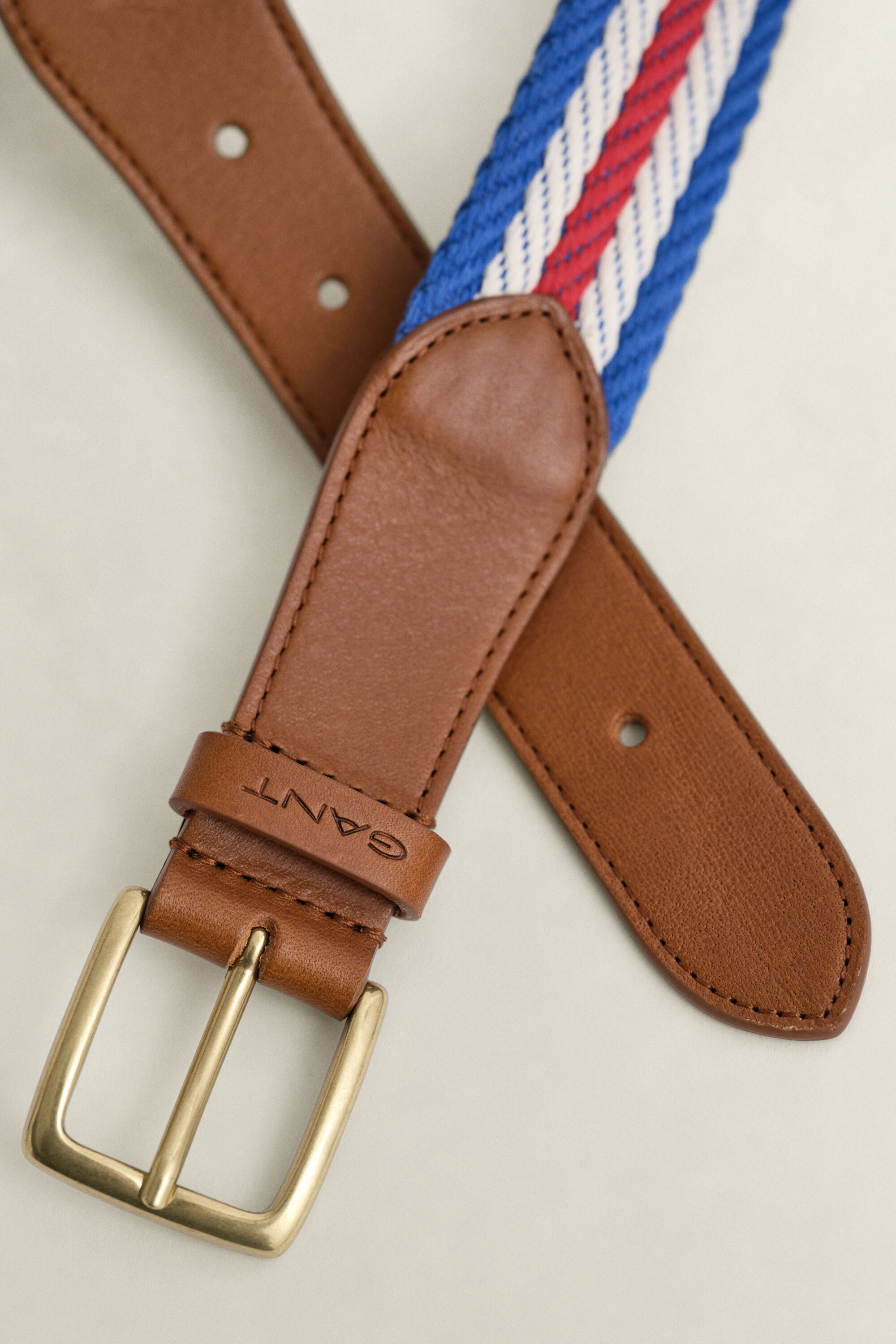 Cintura in tela a righe