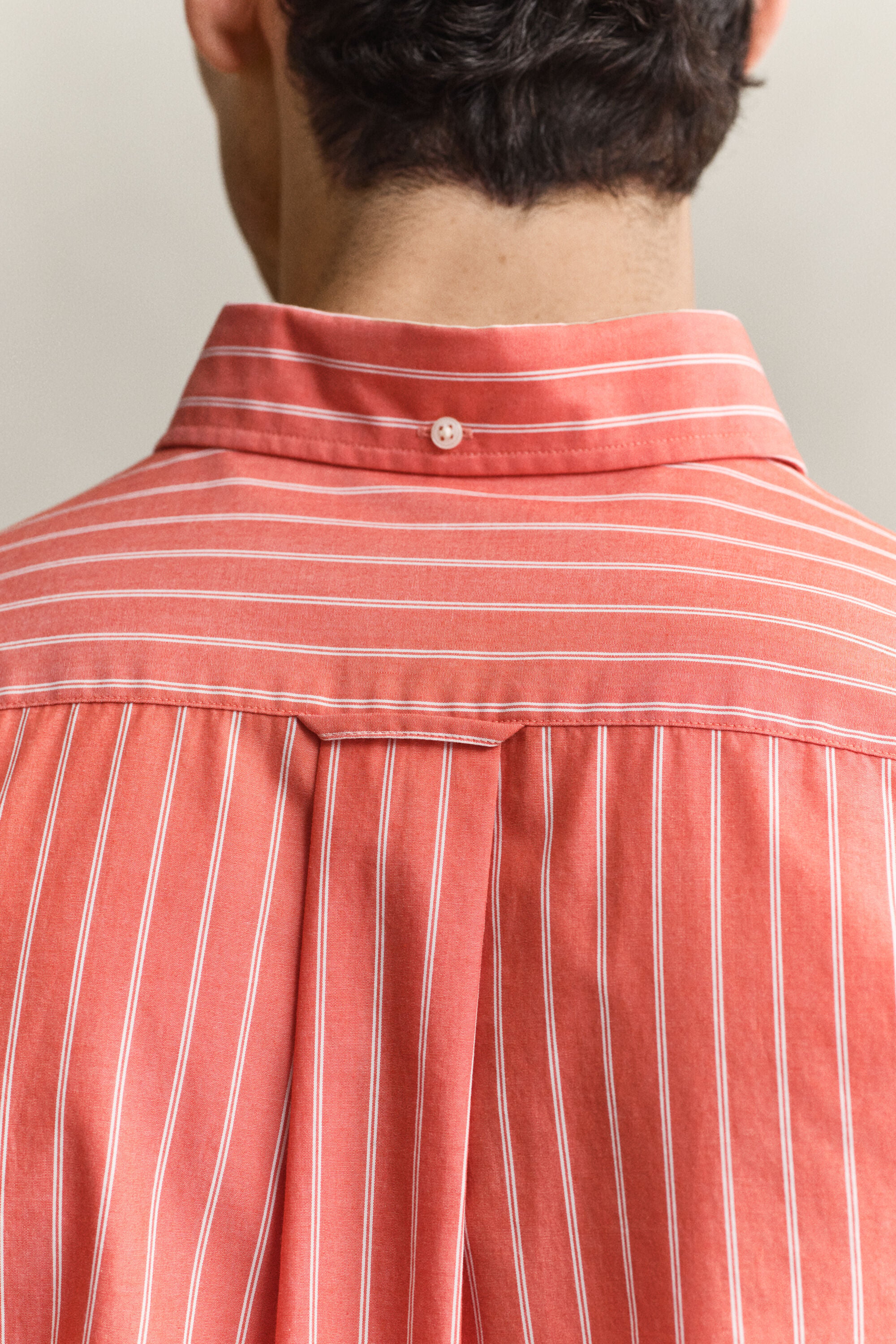 Camicia classica in popeline a righe