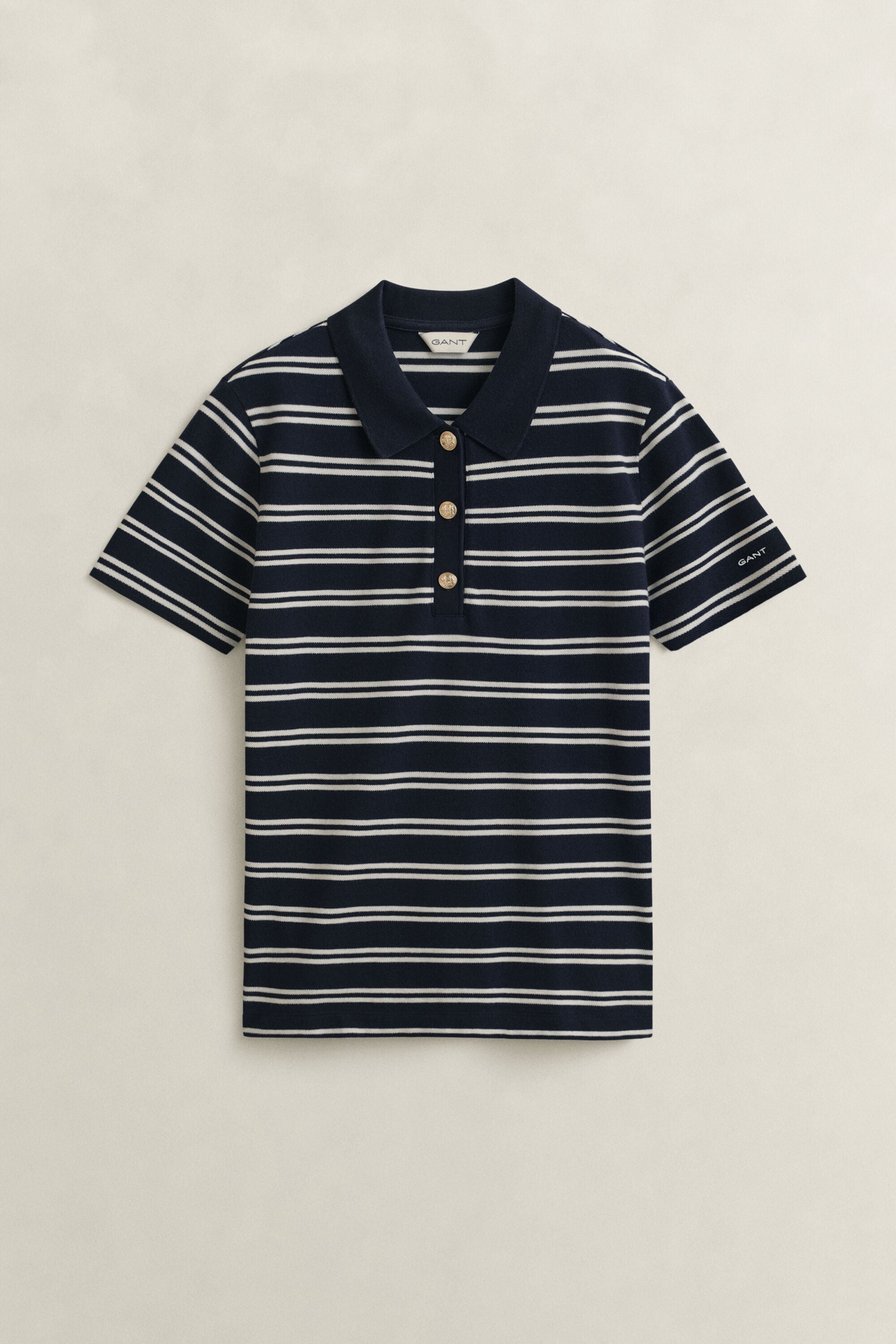 Gestreiftes Piqué-Poloshirt