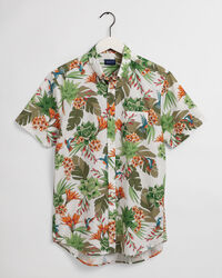Humming Garden Regular Fit Kurzarm Hemd mit Print