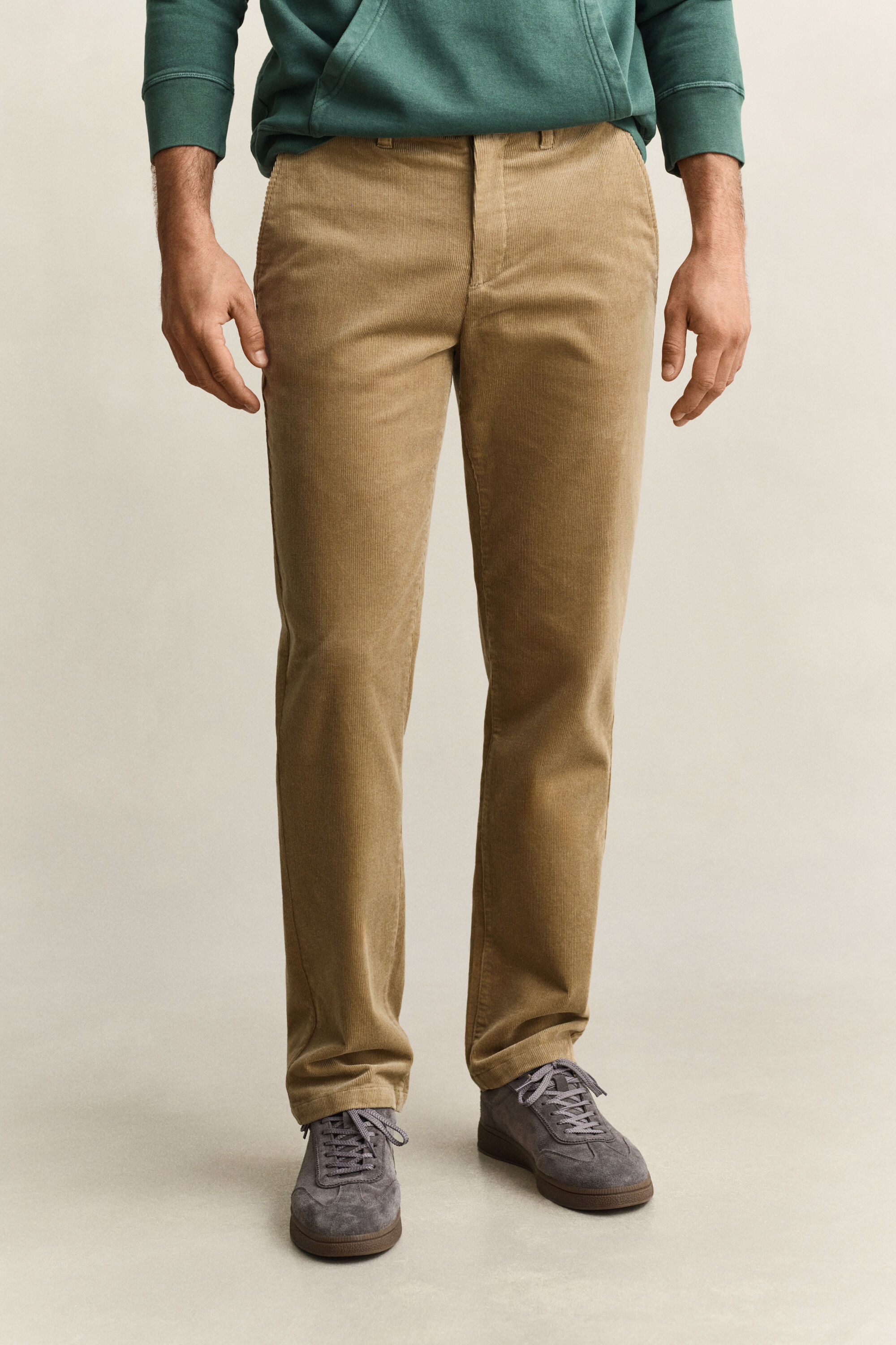 Regular Fit Cord Chinohose
