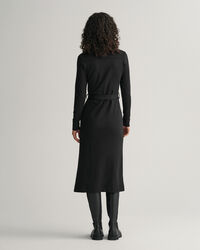 Slim Fit Jersey Polokleid