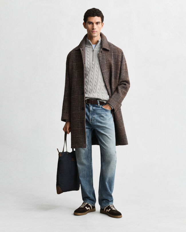 Zopfstrick Troyer aus Baumwolle