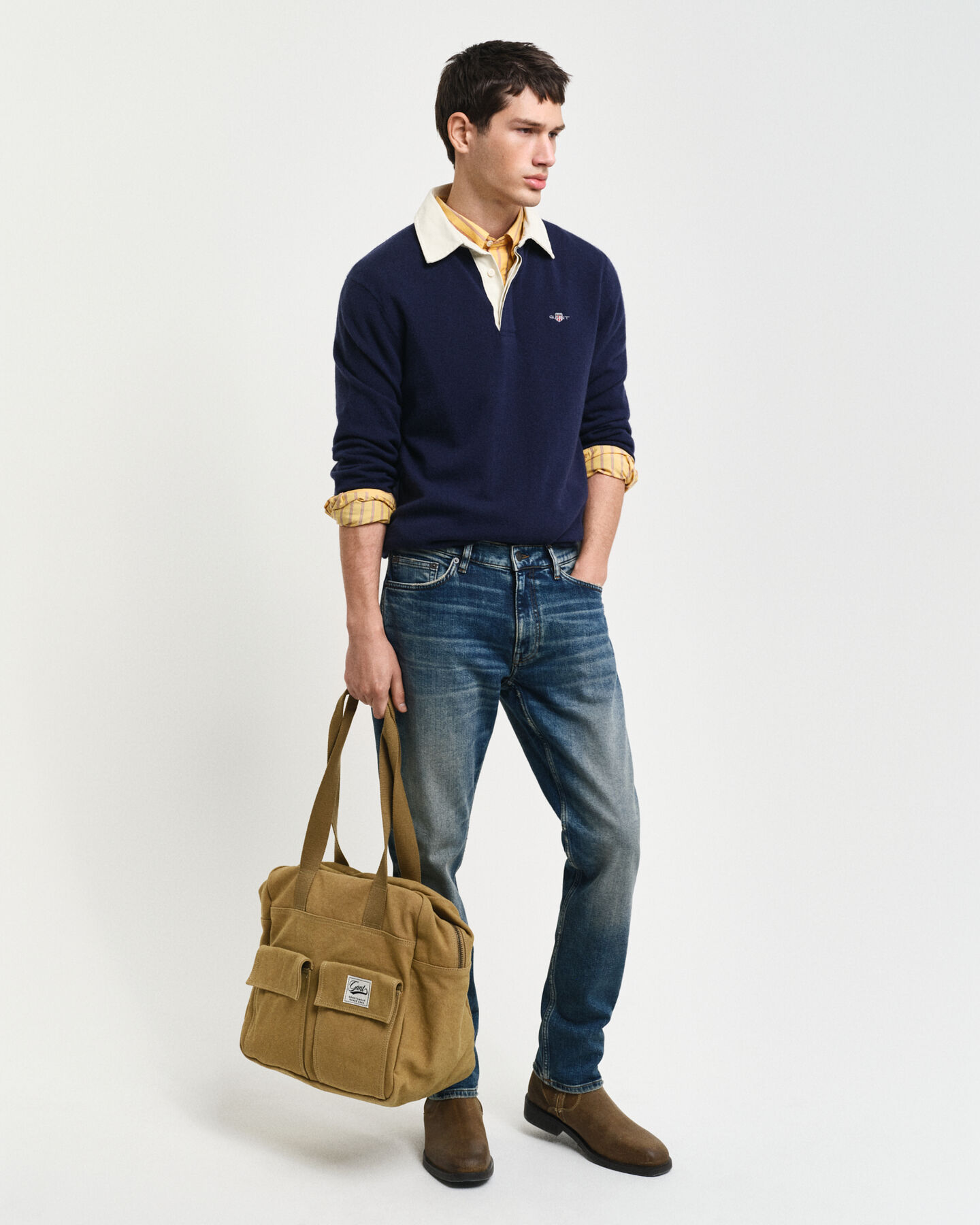 Slim Fit Jeans mit Vintage-Waschung