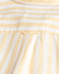 Relaxed Fit Leinen Bluse mit Streifen