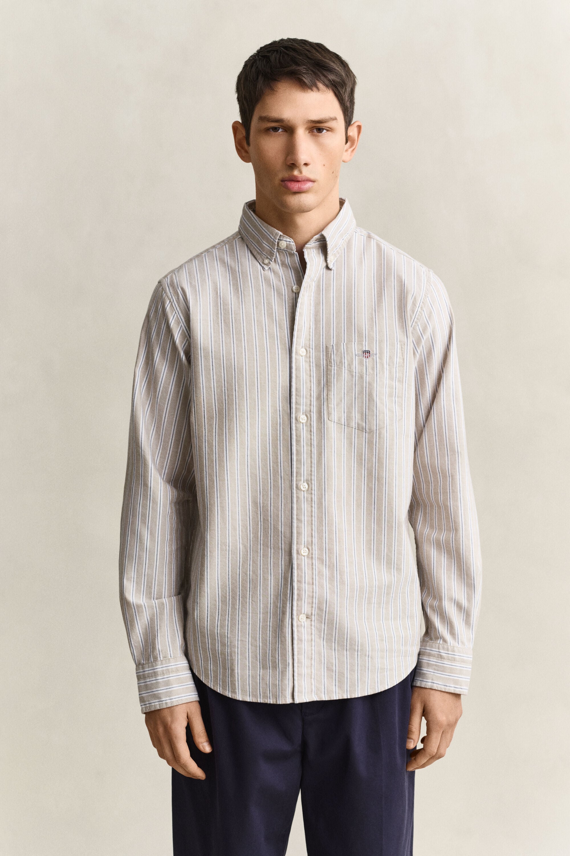 Camicia Oxford classica a righe