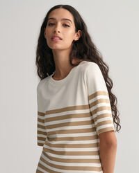 T-Shirt-Kleid mit Streifen