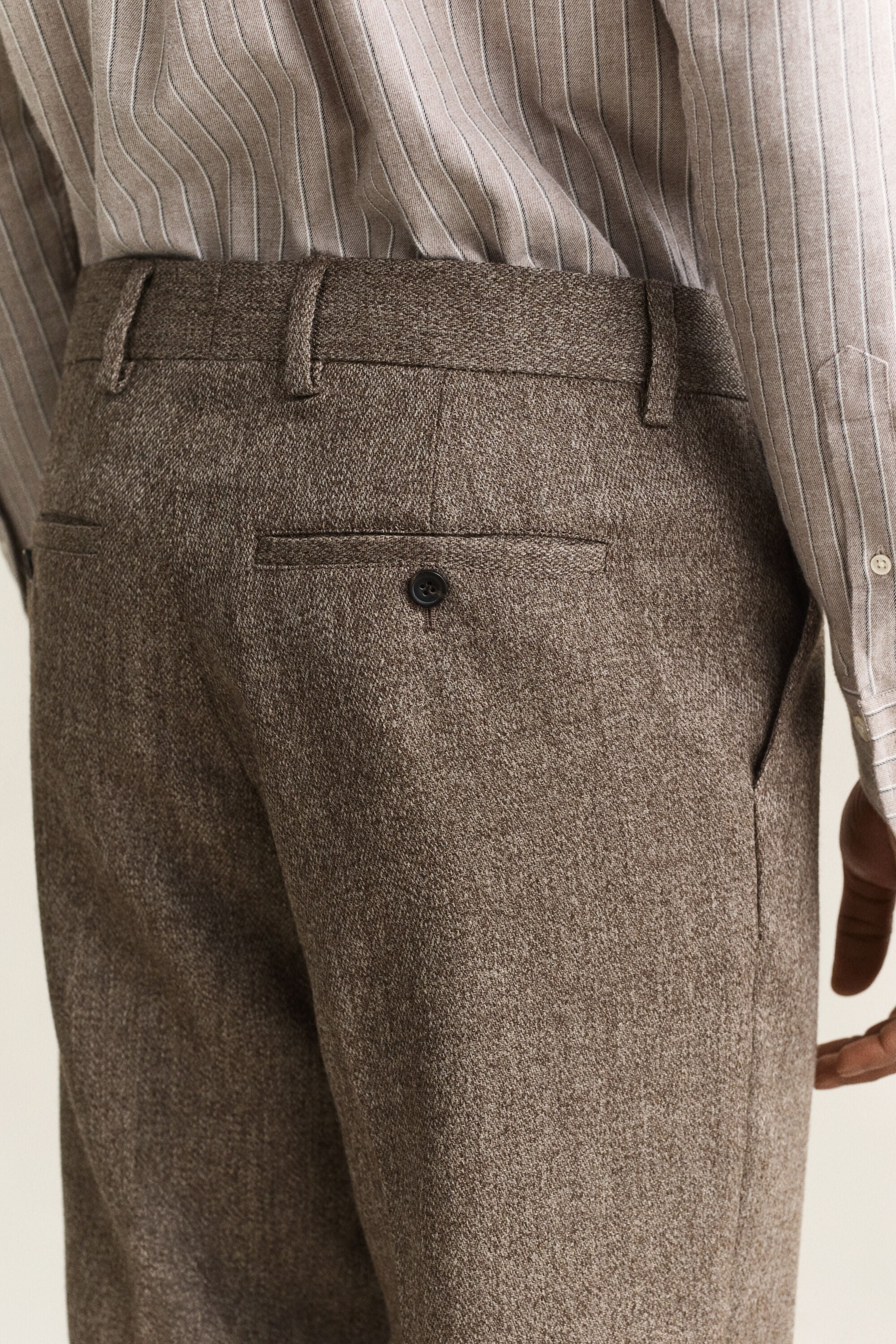 Mélange Wool Pants