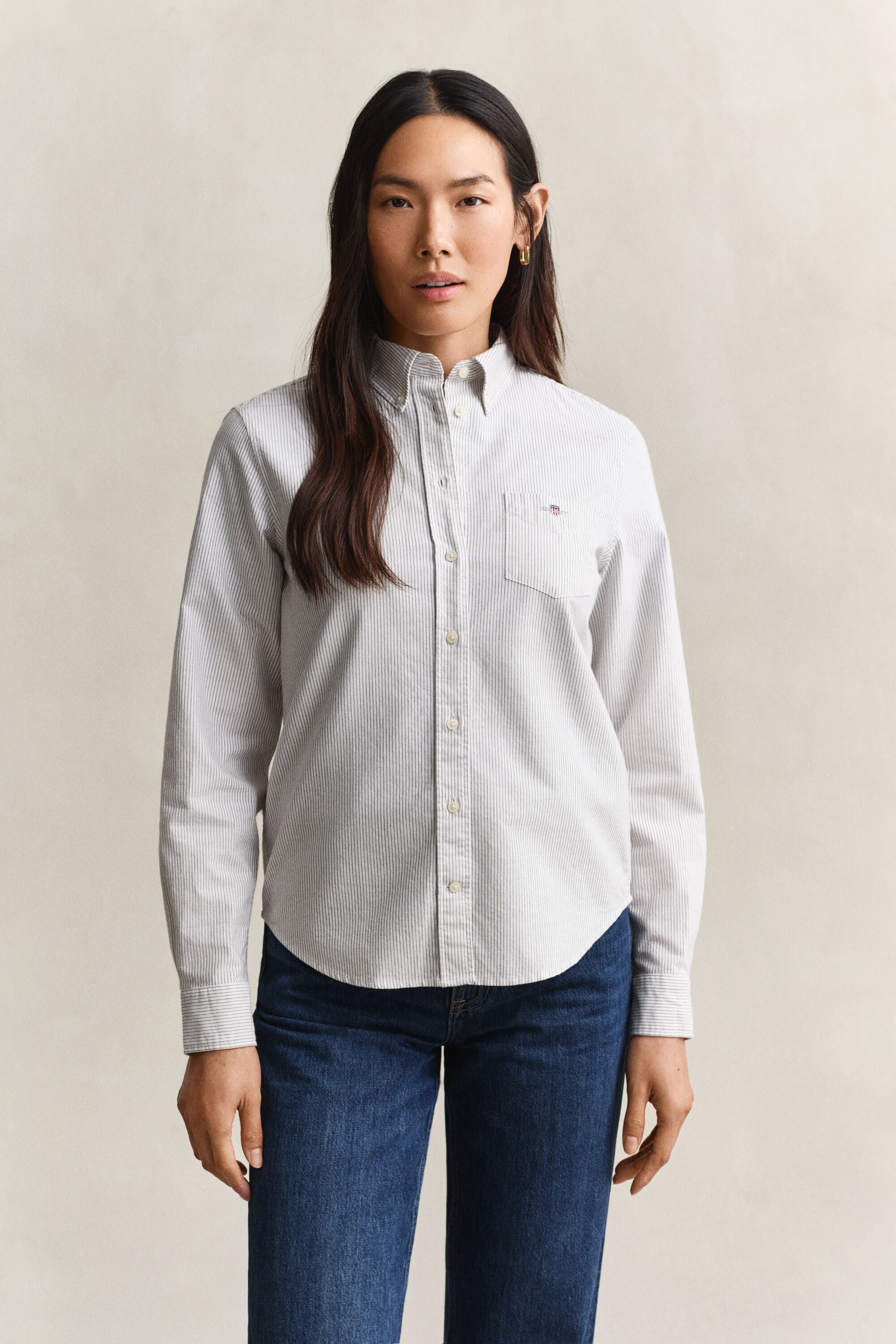 Camicia Oxford classica a righe