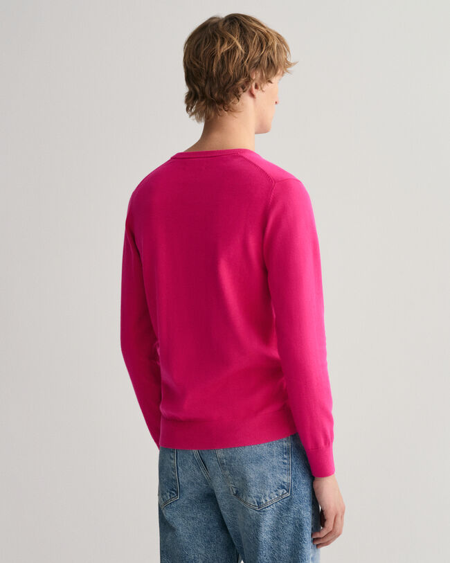 Classic V-Neck Pullover aus Baumwolle