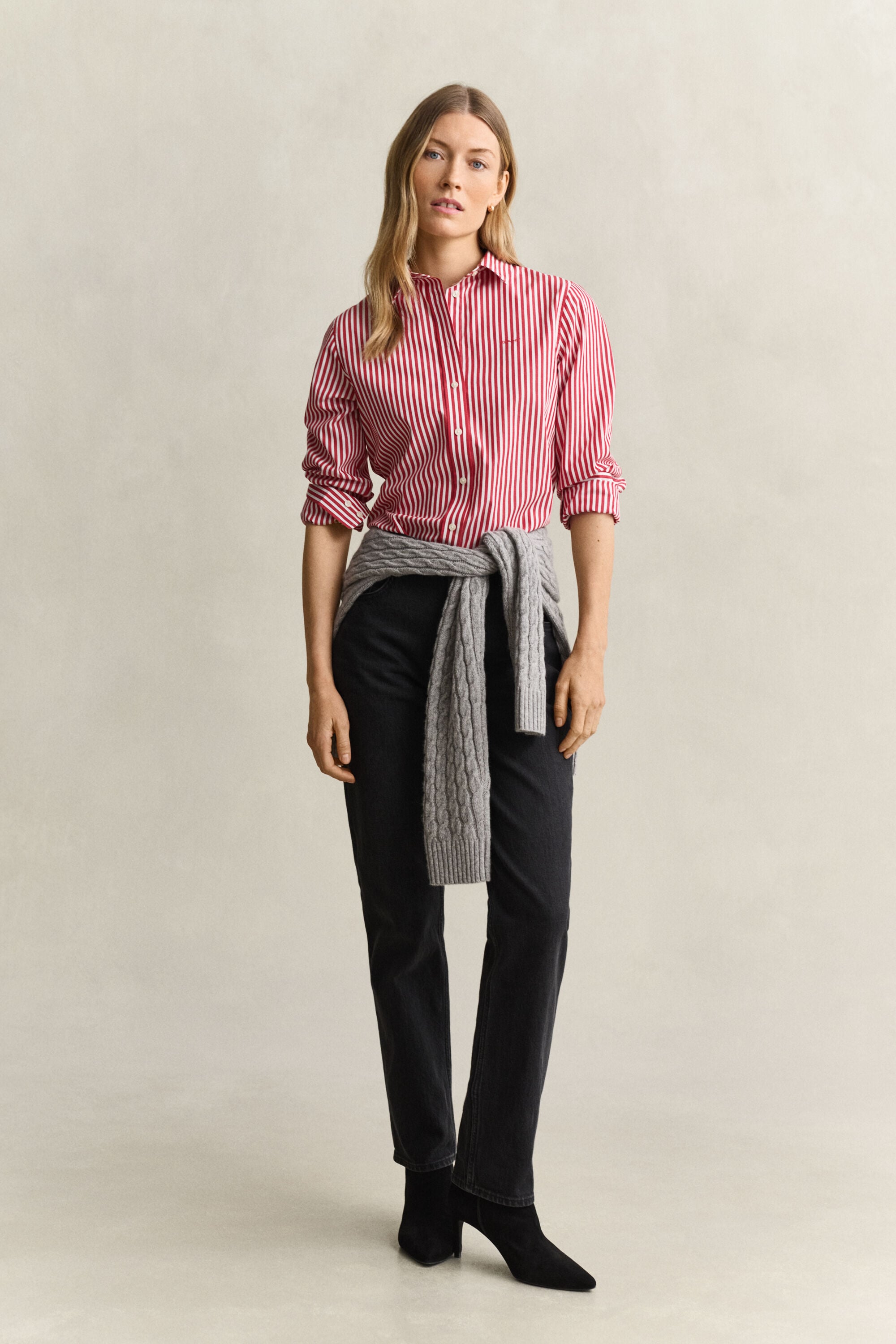 Camicia in popeline a righe Classic regular