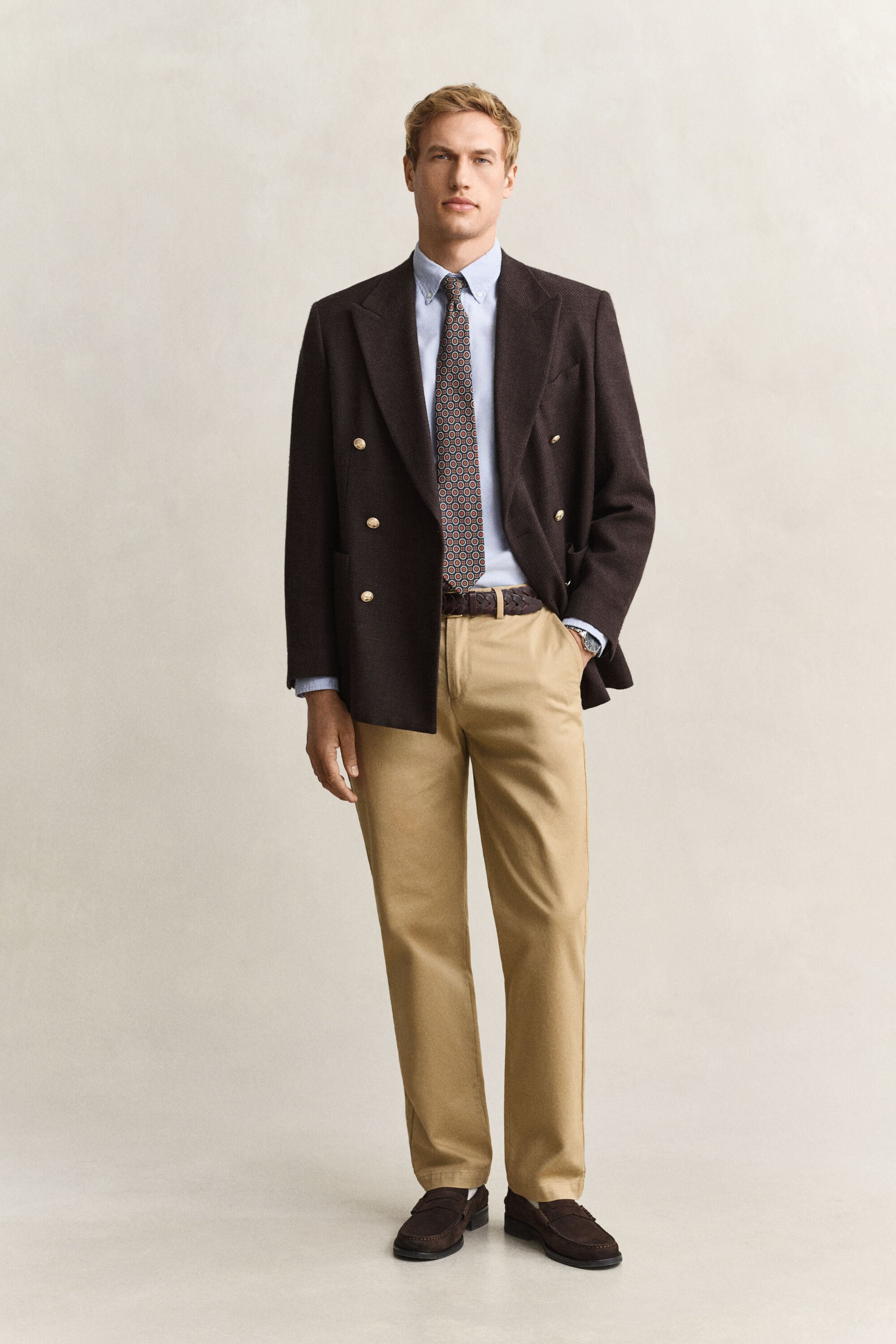 Elegante Regular Fit Chinohose