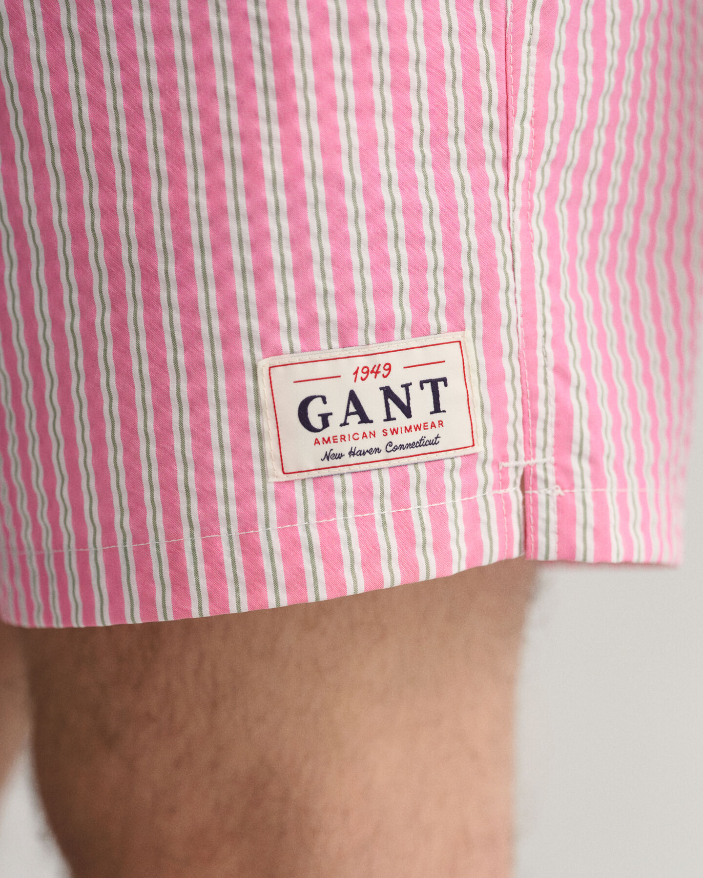 Classic Fit Seersucker Badeshorts