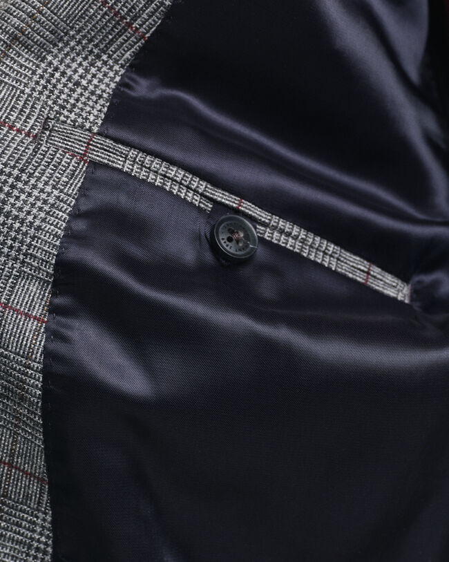 Anzugsakko mit Karomuster