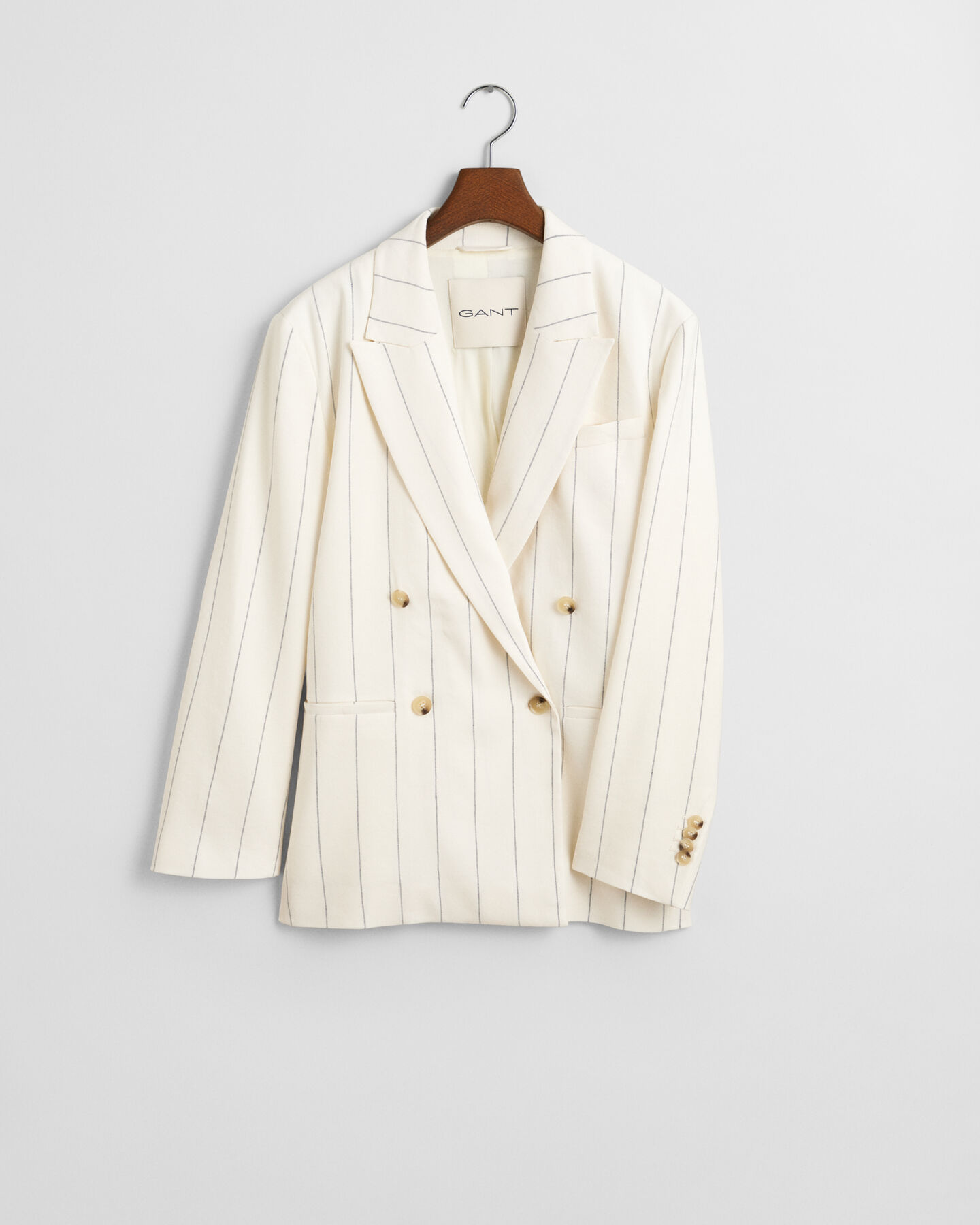 Pinstripe Leinen Club Blazer